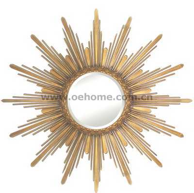 8333 High quality starburst metal mirror, salon mirror